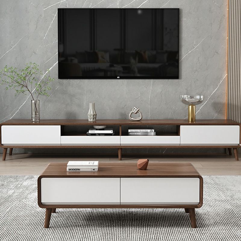 White + Dark Brown